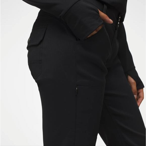 NEW Prana Halle Straight Leg Black Ankle Pant Black - Picture 3 of 14